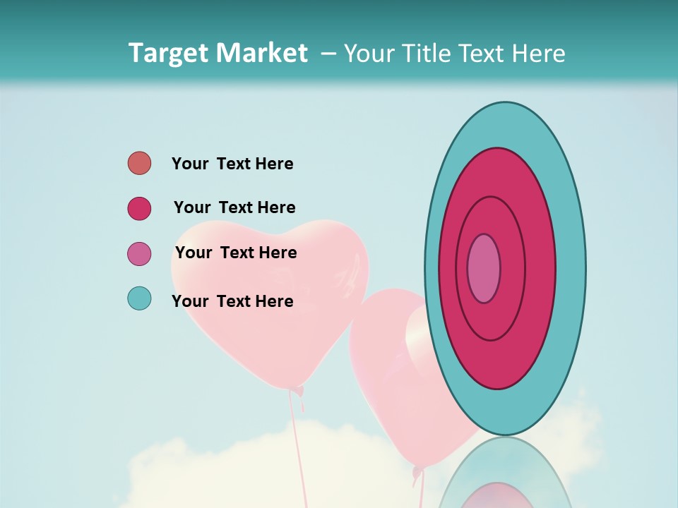 Clouds Wedding Decorative PowerPoint Template