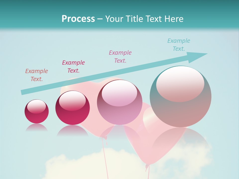 Clouds Wedding Decorative PowerPoint Template