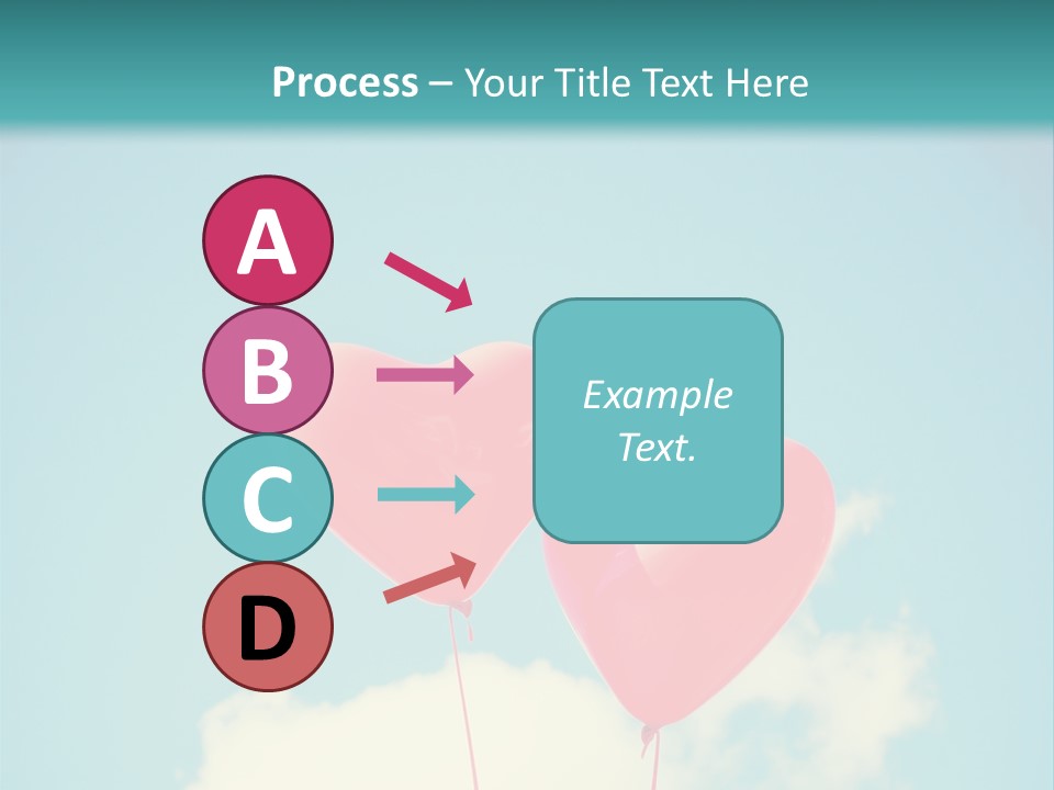 Clouds Wedding Decorative PowerPoint Template