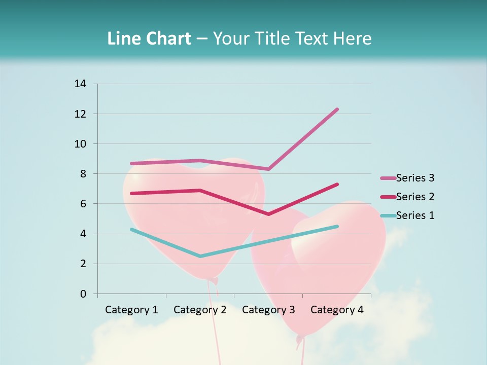 Clouds Wedding Decorative PowerPoint Template