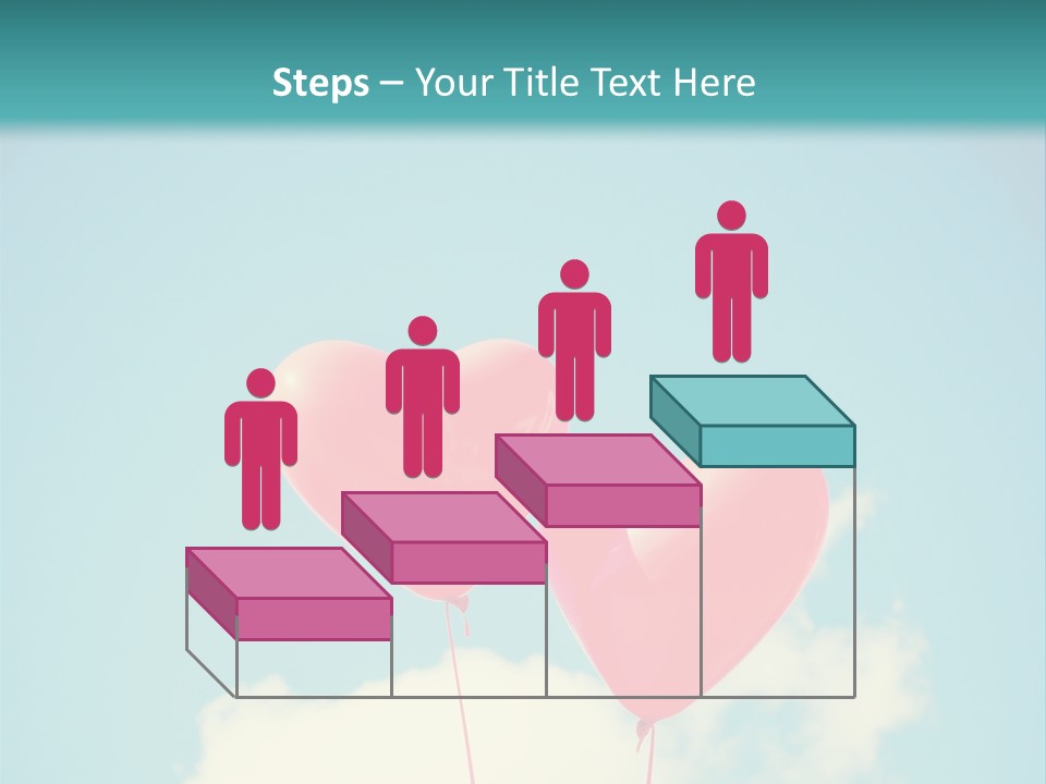 Clouds Wedding Decorative PowerPoint Template