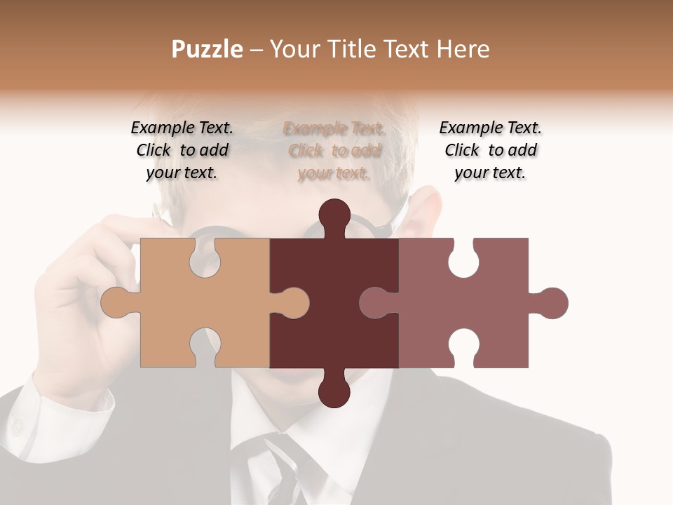 Idea Male Face PowerPoint Template