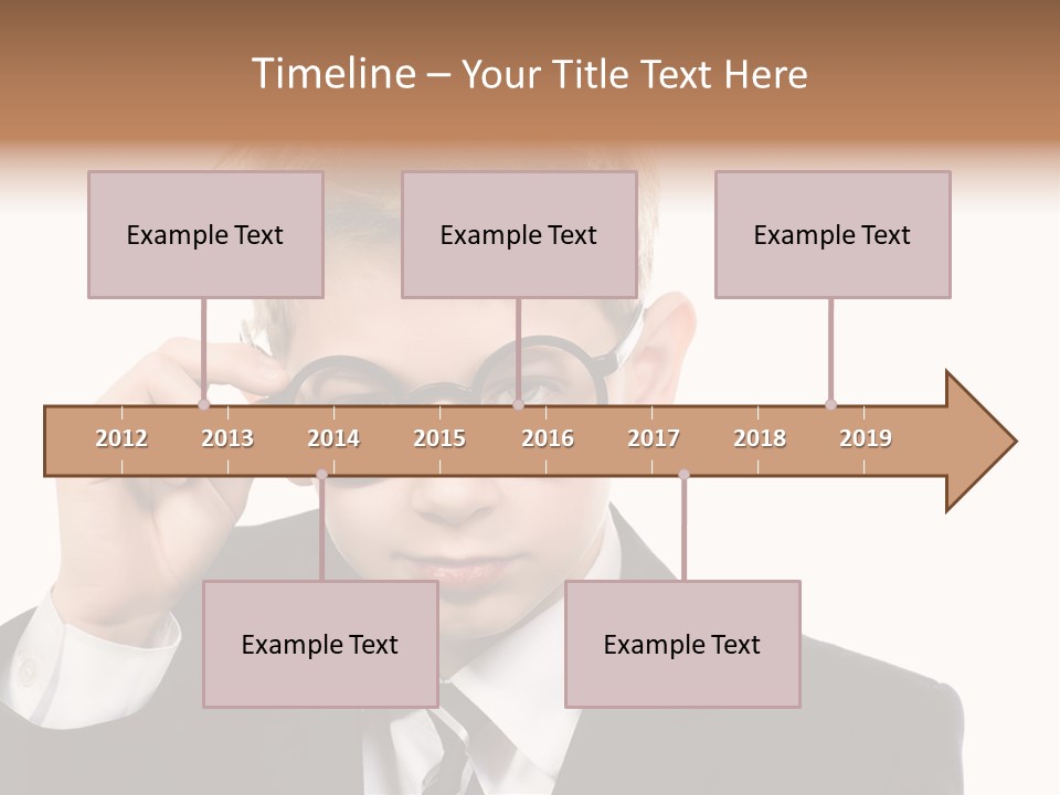 Idea Male Face PowerPoint Template