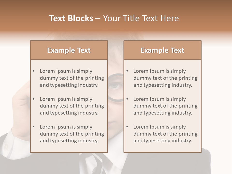 Idea Male Face PowerPoint Template