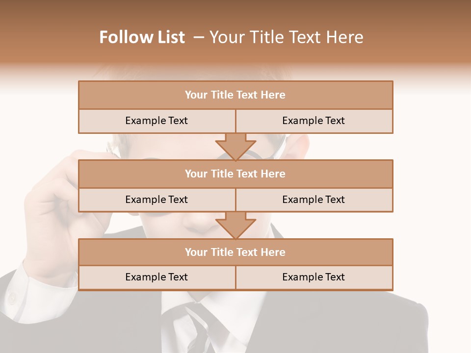 Idea Male Face PowerPoint Template