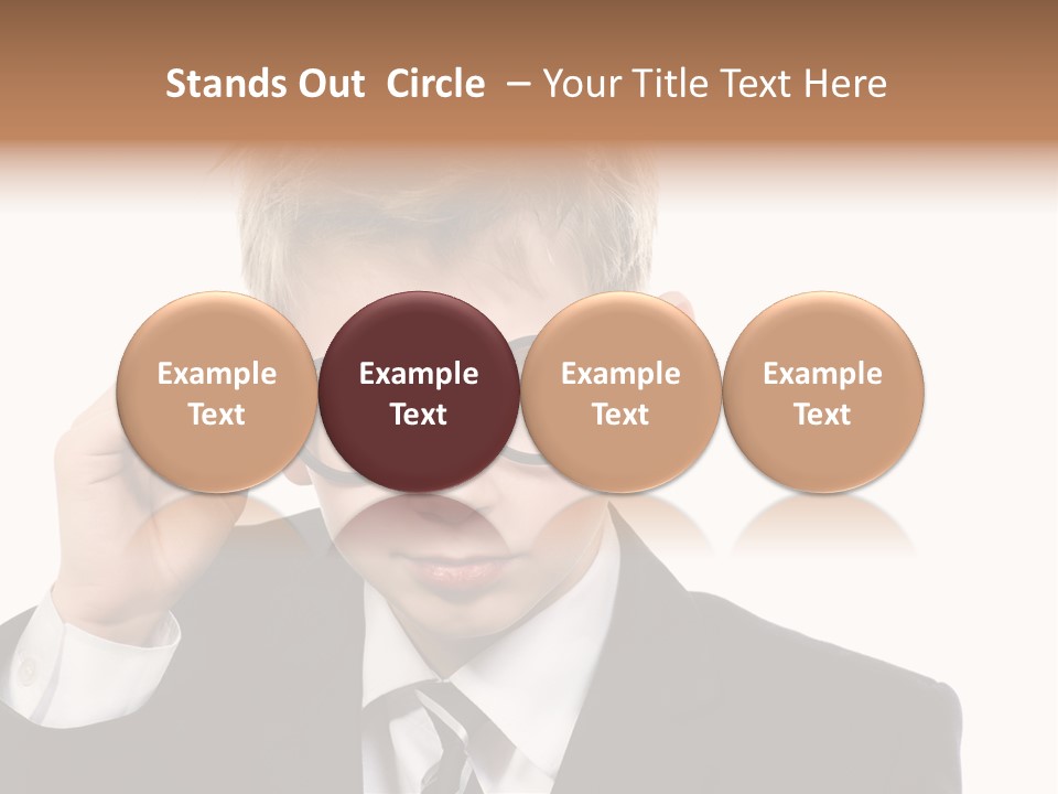 Idea Male Face PowerPoint Template