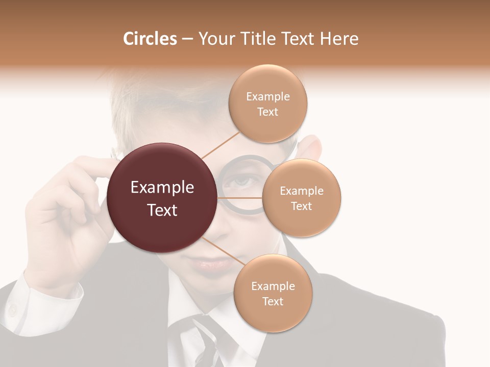 Idea Male Face PowerPoint Template