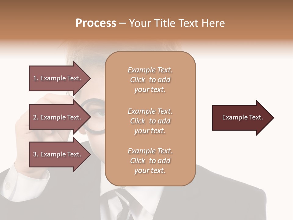Idea Male Face PowerPoint Template