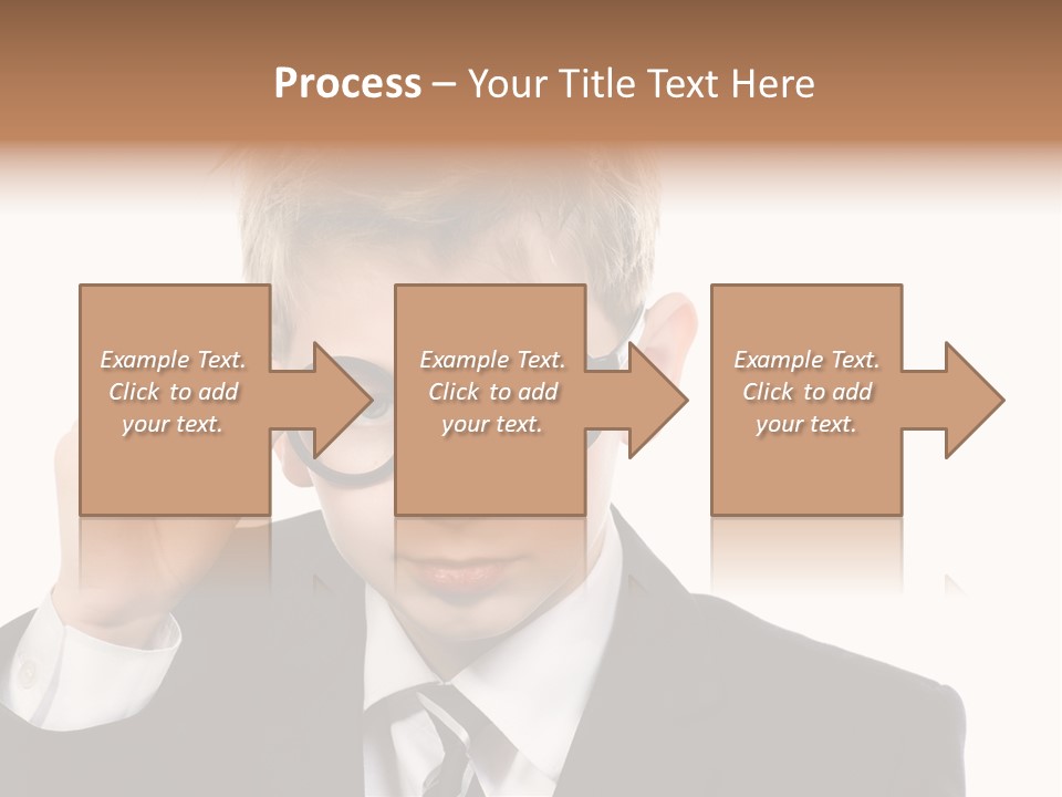 Idea Male Face PowerPoint Template