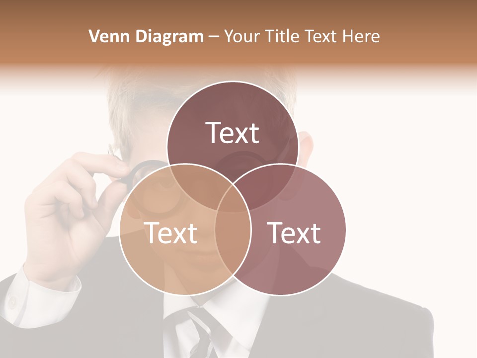 Idea Male Face PowerPoint Template