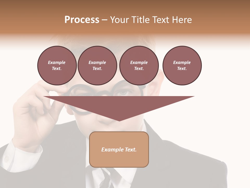 Idea Male Face PowerPoint Template
