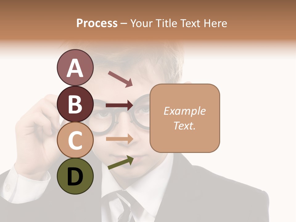 Idea Male Face PowerPoint Template