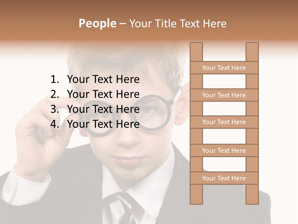 Idea Male Face PowerPoint Template