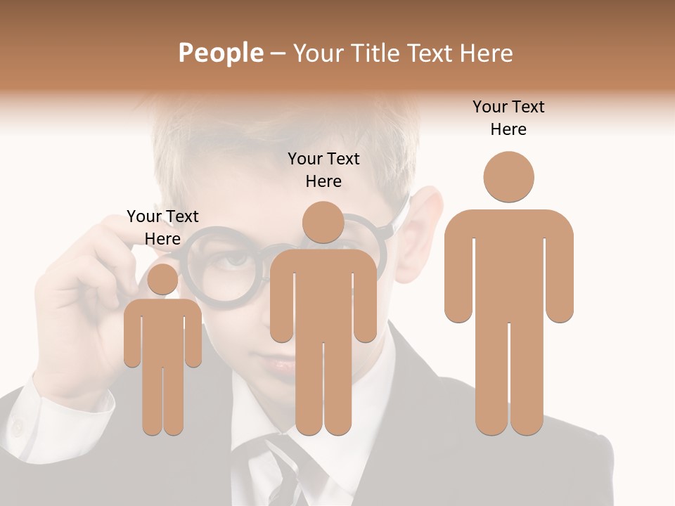 Idea Male Face PowerPoint Template