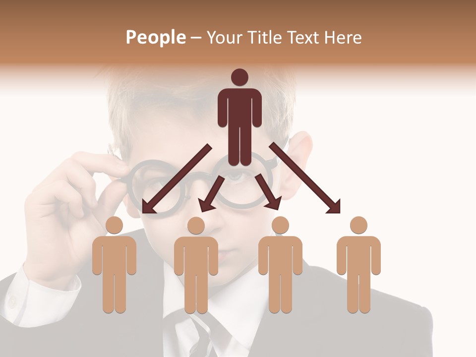 Idea Male Face PowerPoint Template