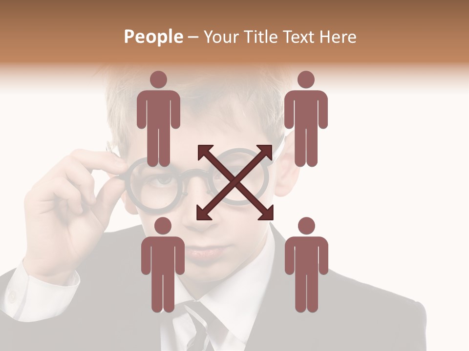 Idea Male Face PowerPoint Template