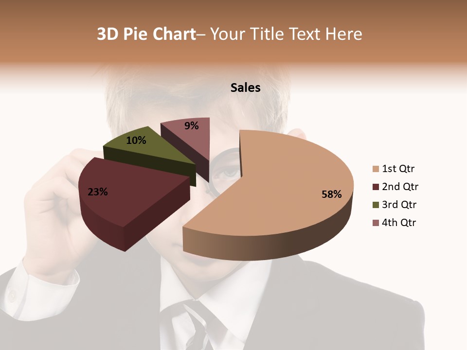 Idea Male Face PowerPoint Template