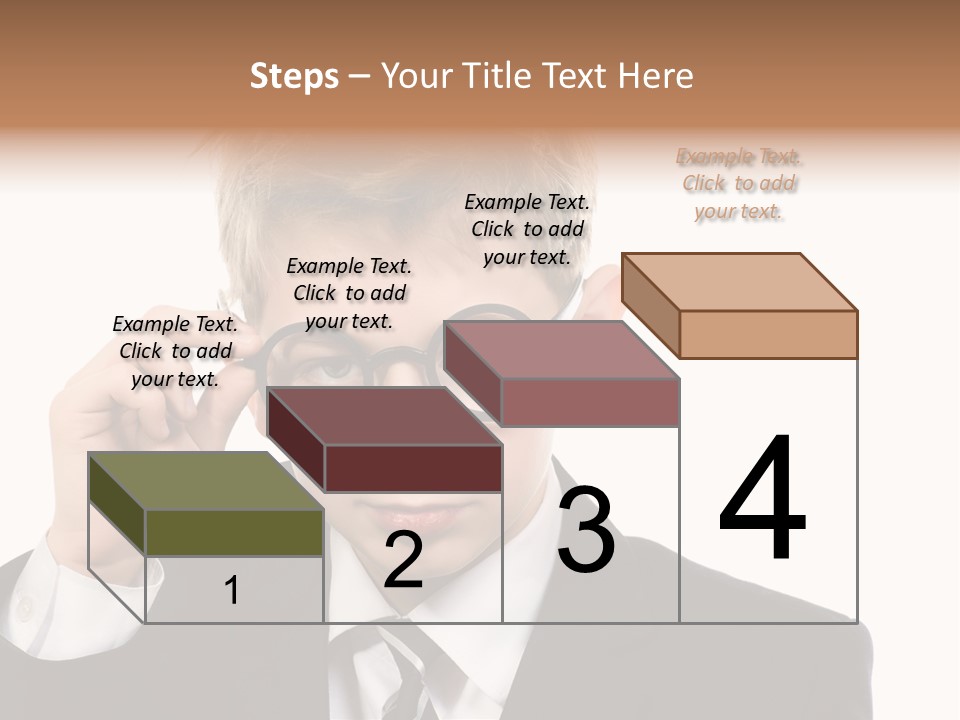 Idea Male Face PowerPoint Template