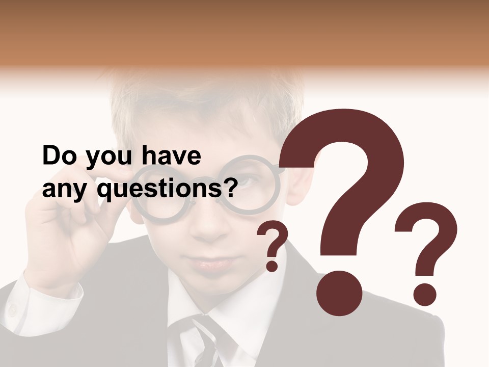 Idea Male Face PowerPoint Template