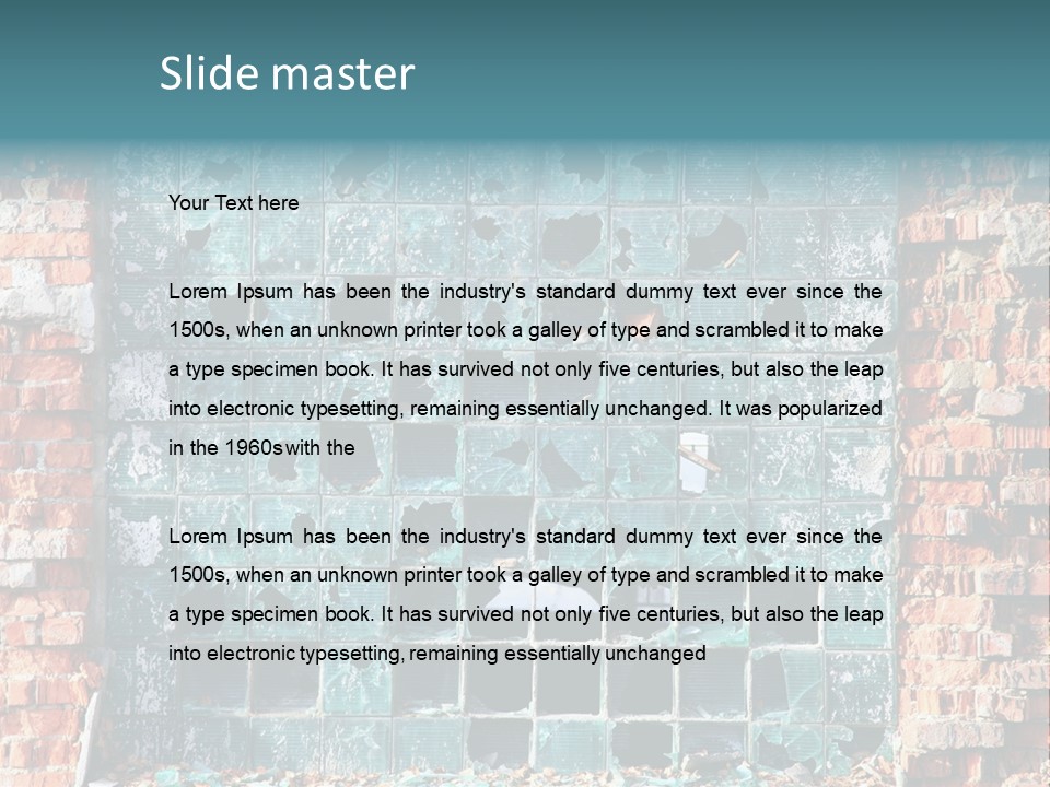 Lines Pattern Horizontal PowerPoint Template