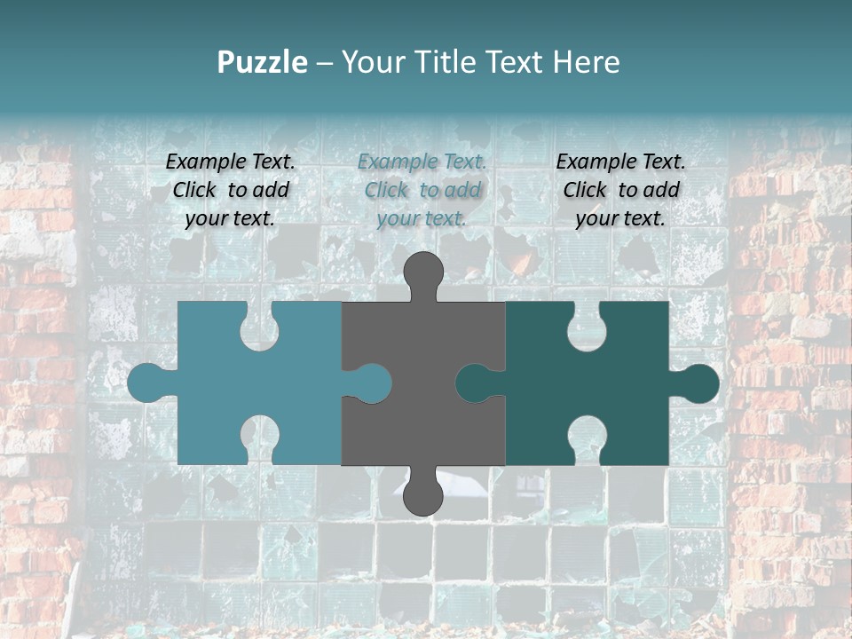 Lines Pattern Horizontal PowerPoint Template