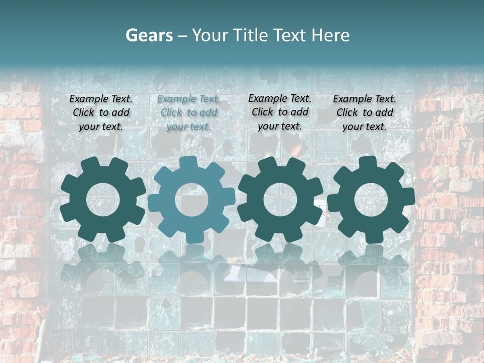 Lines Pattern Horizontal PowerPoint Template