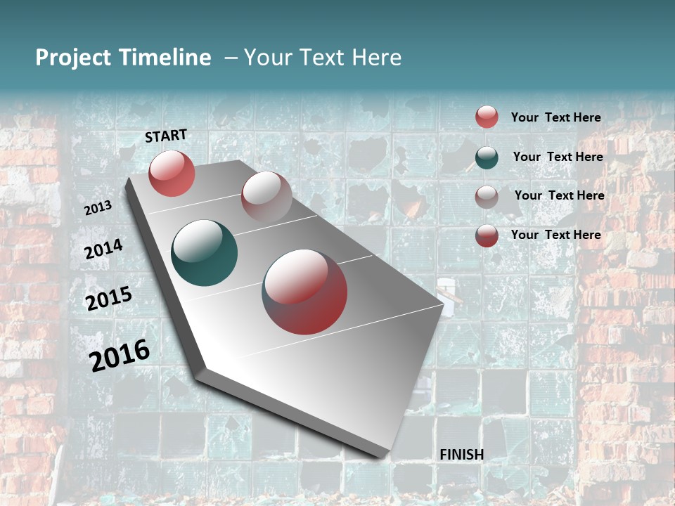 Lines Pattern Horizontal PowerPoint Template