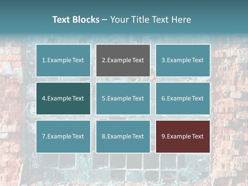 Lines Pattern Horizontal PowerPoint Template