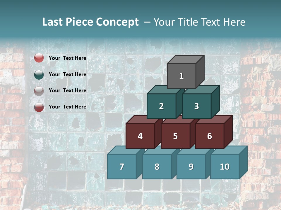Lines Pattern Horizontal PowerPoint Template
