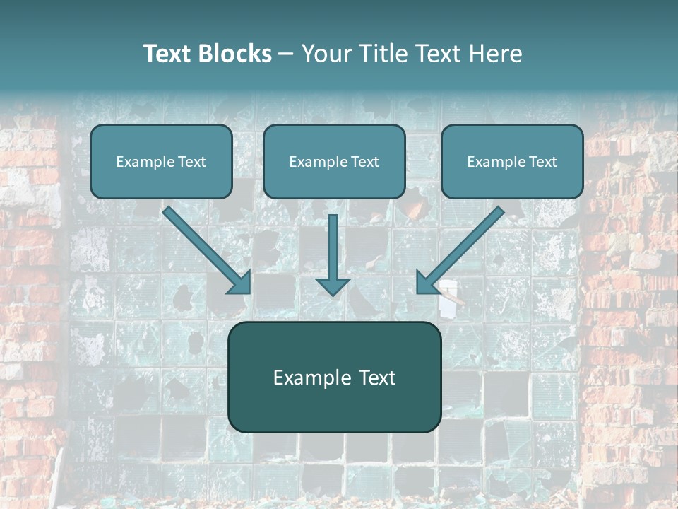 Lines Pattern Horizontal PowerPoint Template