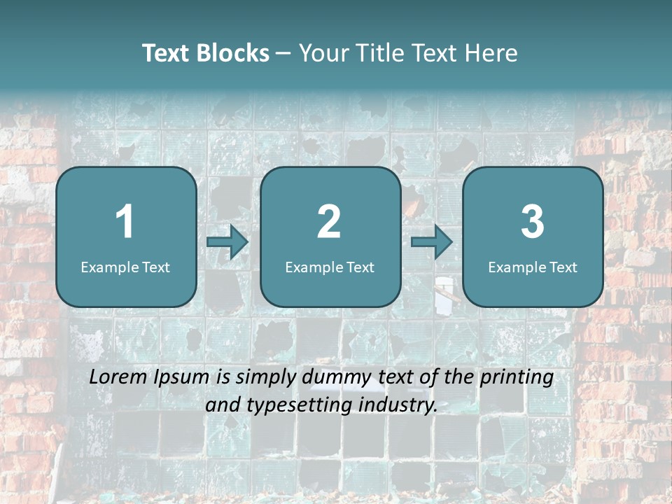 Lines Pattern Horizontal PowerPoint Template