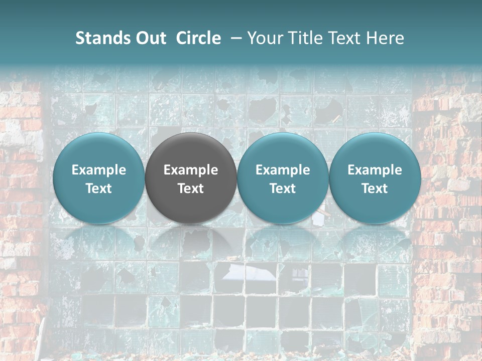 Lines Pattern Horizontal PowerPoint Template