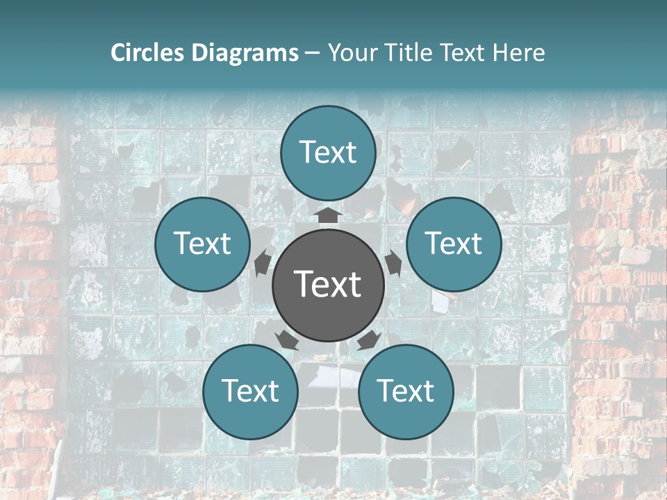 Lines Pattern Horizontal PowerPoint Template