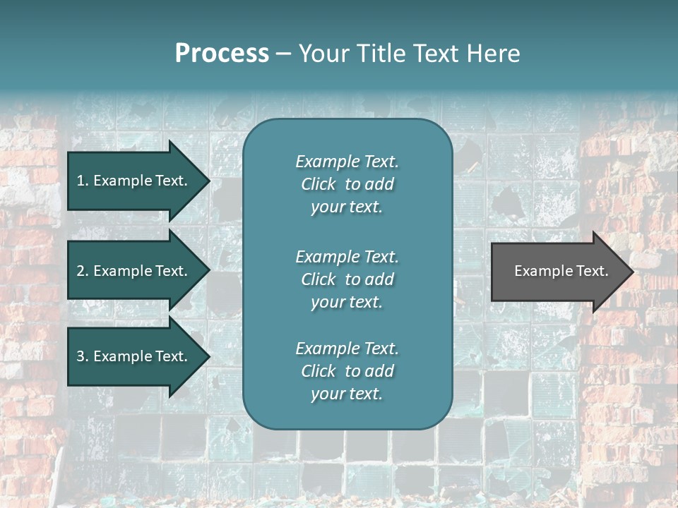 Lines Pattern Horizontal PowerPoint Template