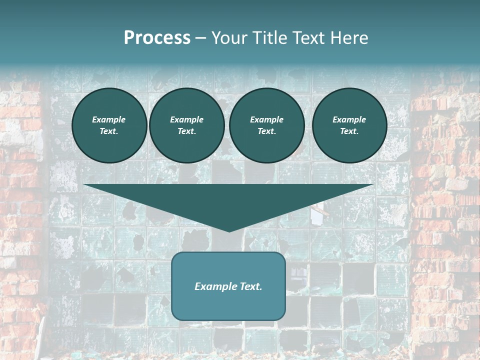 Lines Pattern Horizontal PowerPoint Template