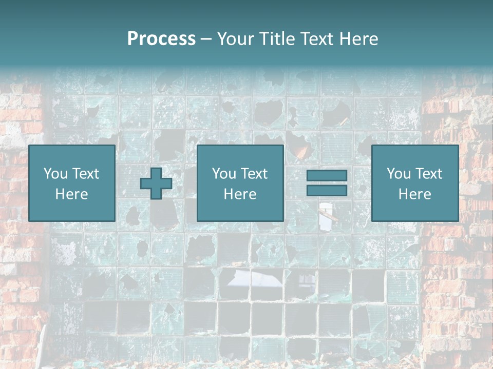 Lines Pattern Horizontal PowerPoint Template