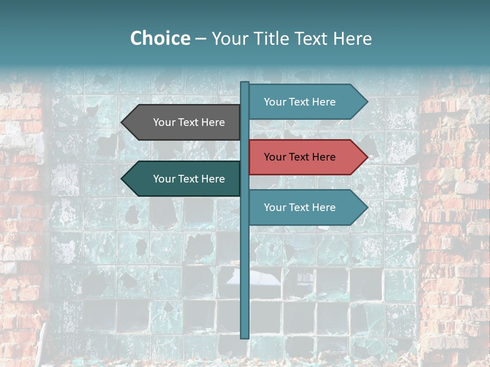 Lines Pattern Horizontal PowerPoint Template