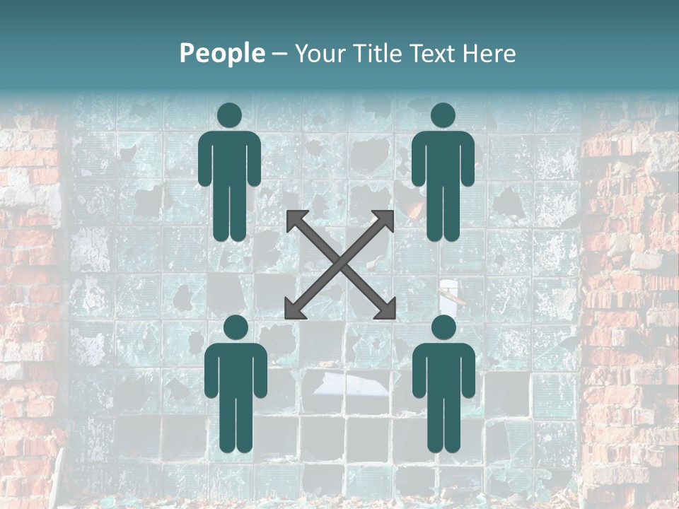 Lines Pattern Horizontal PowerPoint Template