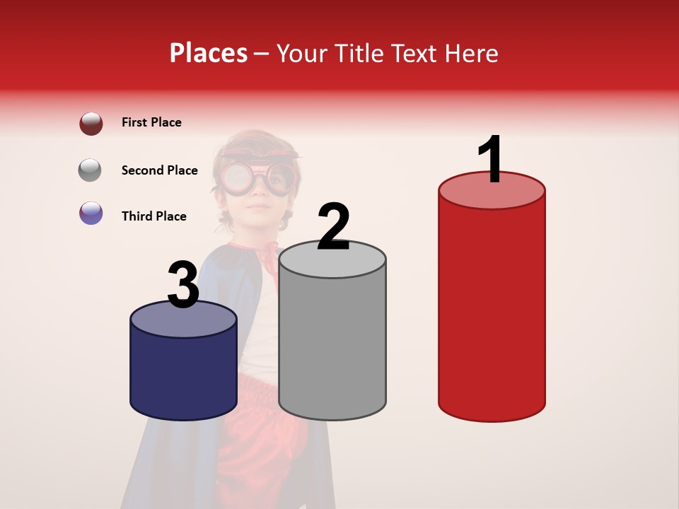 Hero Red Childhood PowerPoint Template
