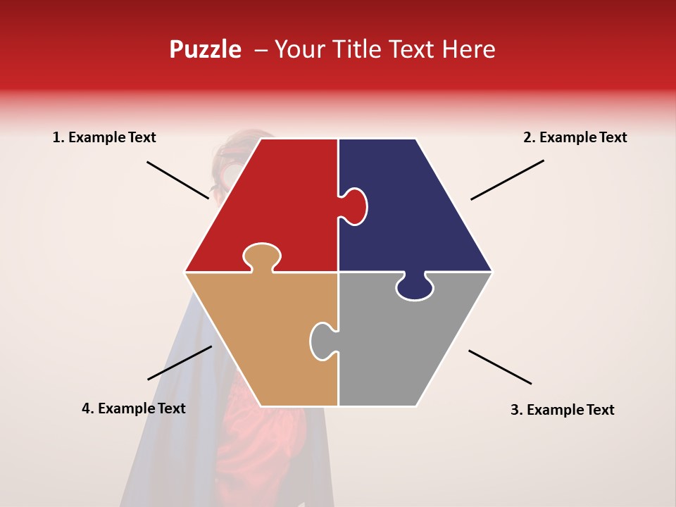 Hero Red Childhood PowerPoint Template