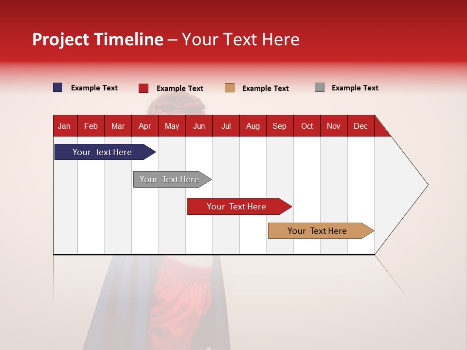 Hero Red Childhood PowerPoint Template