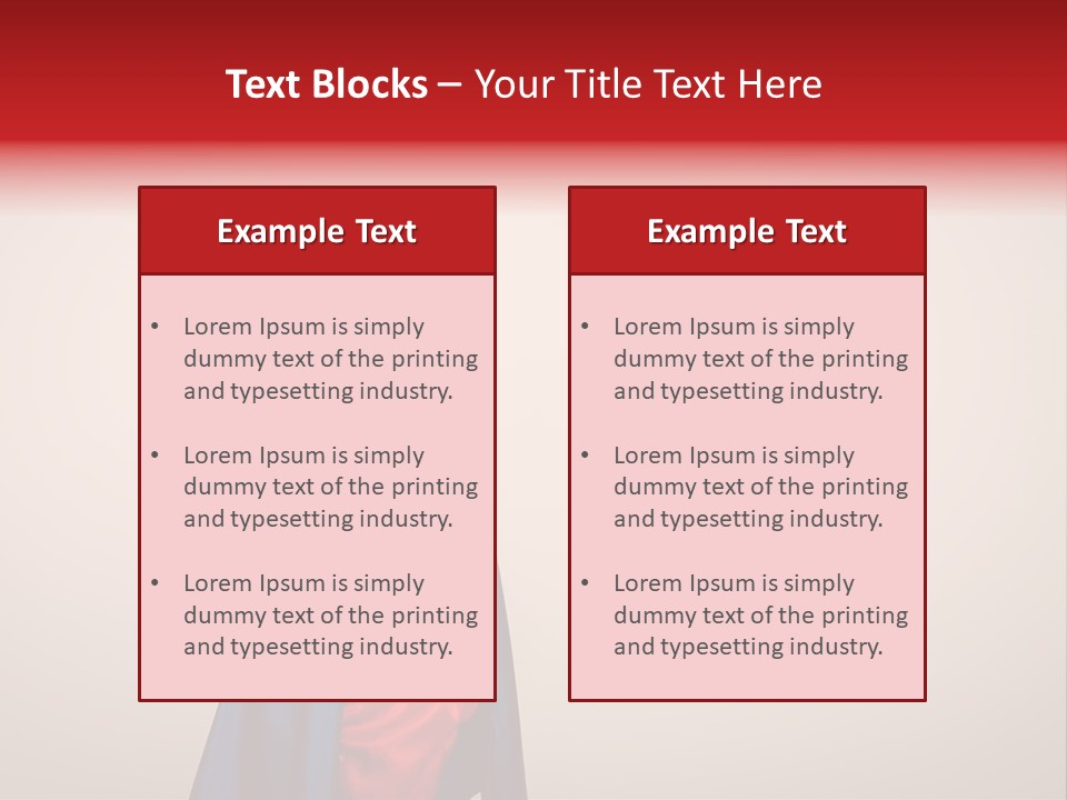 Hero Red Childhood PowerPoint Template