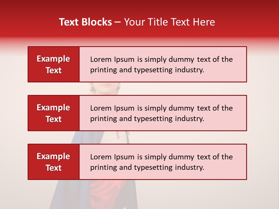 Hero Red Childhood PowerPoint Template