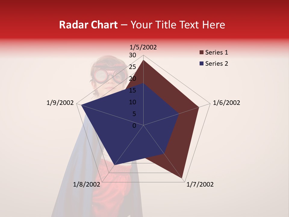 Hero Red Childhood PowerPoint Template