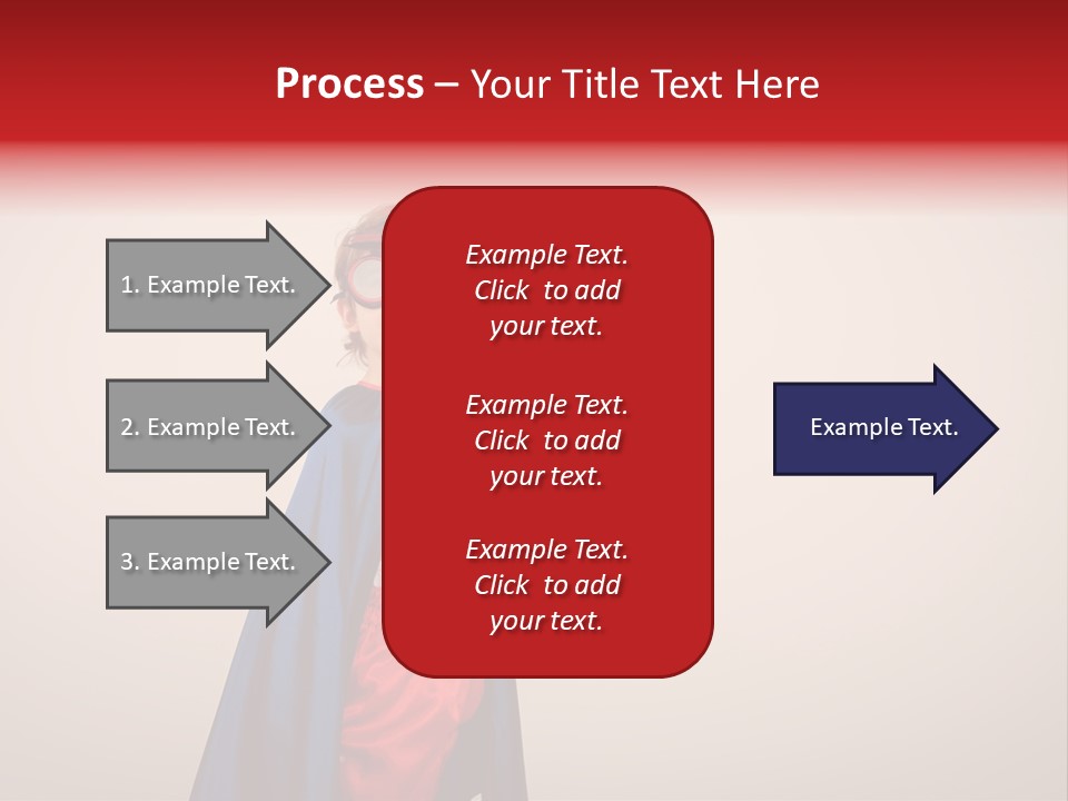 Hero Red Childhood PowerPoint Template