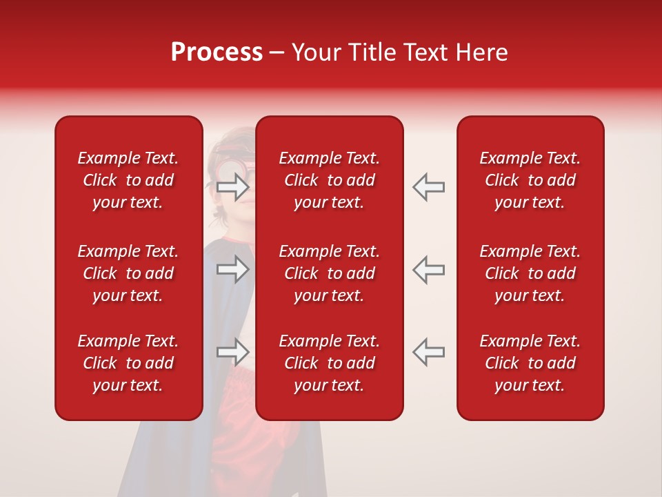 Hero Red Childhood PowerPoint Template