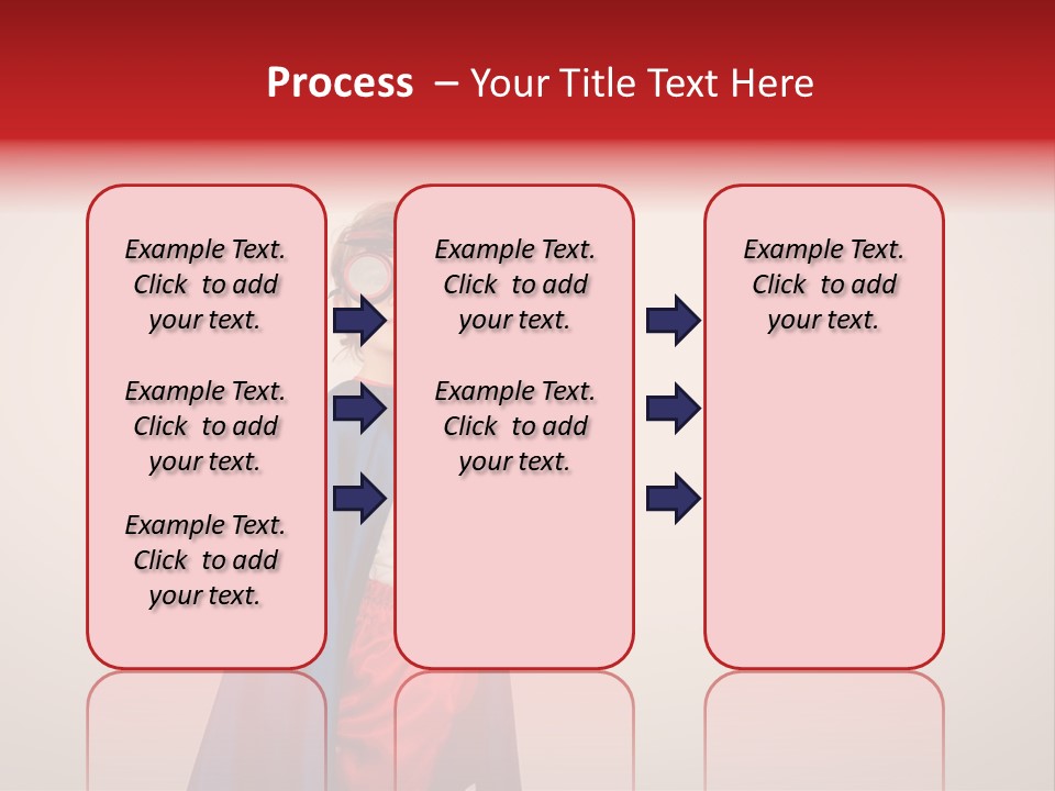 Hero Red Childhood PowerPoint Template