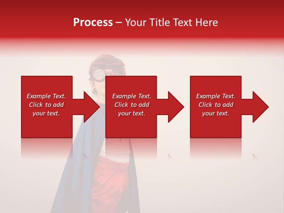 Hero Red Childhood PowerPoint Template