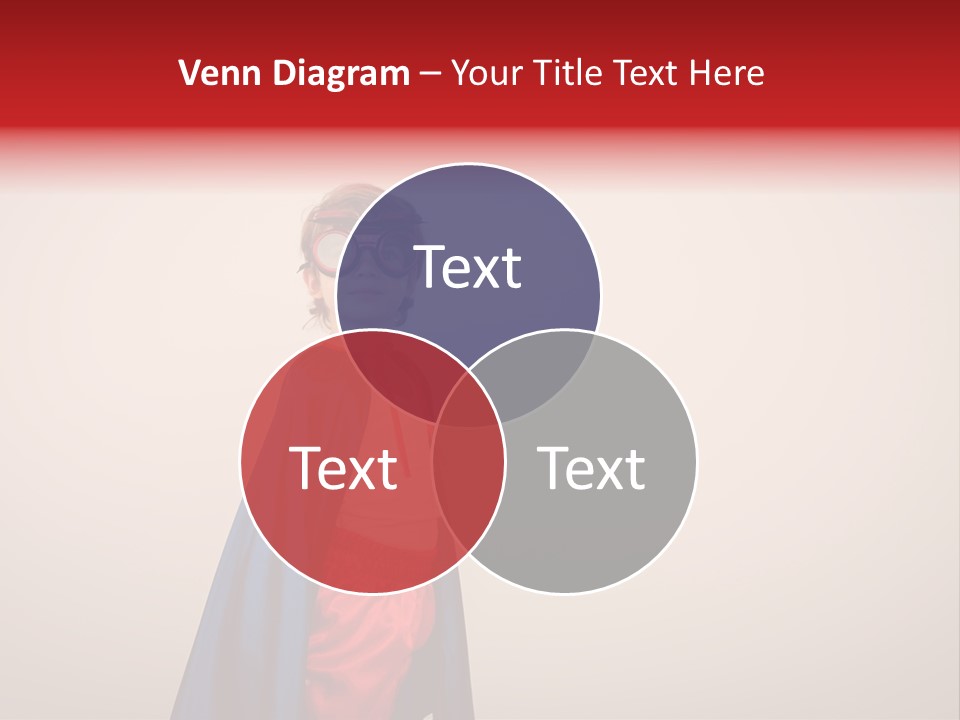 Hero Red Childhood PowerPoint Template