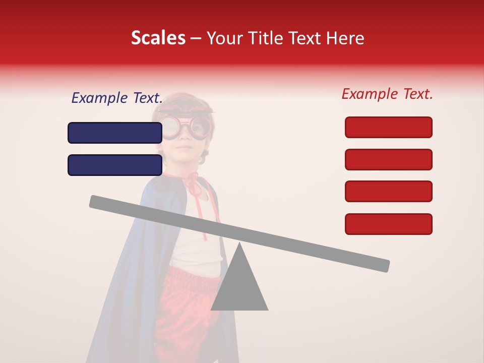 Hero Red Childhood PowerPoint Template